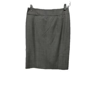 J. CREW Gray Straight Skirt Size 0